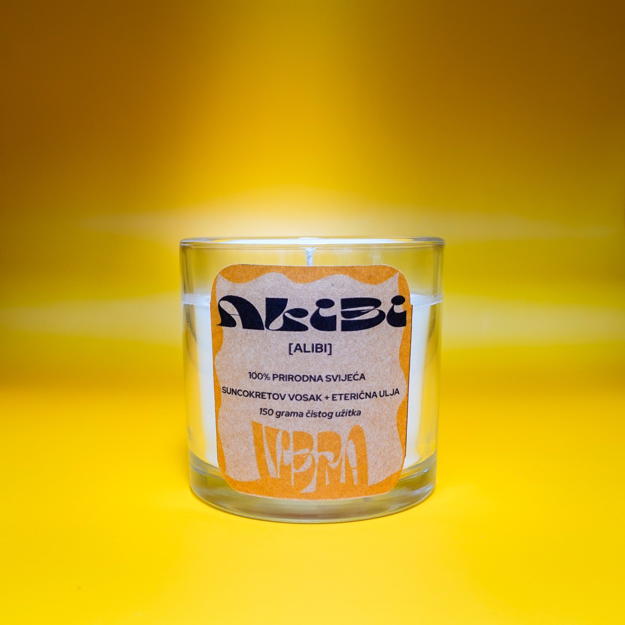 ALIBI [okrivi svijecu] Aromatična svijeća 150gr